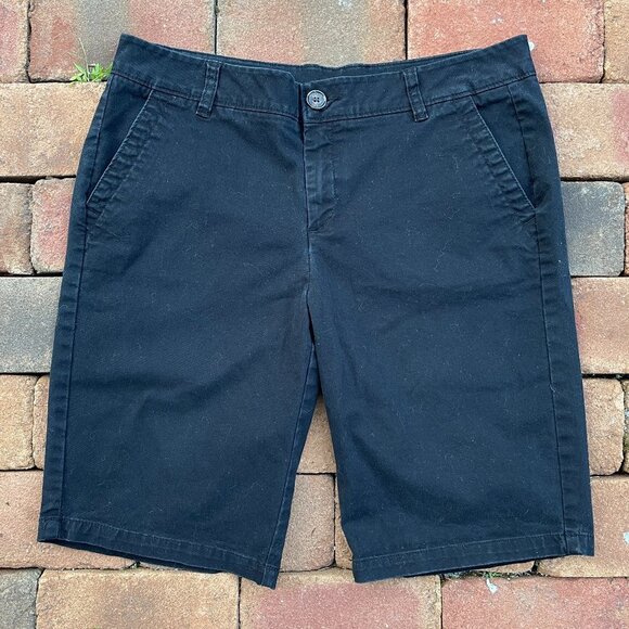 Liz Claiborne Black Chino Shorts - Picture 7 of 9